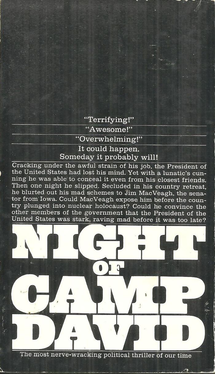 Night Of Camp David by Fletcher Knebel (Bantam) 2