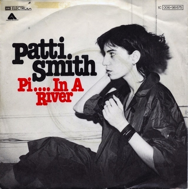 Patti Smith – “Pissing In A River” German single cover