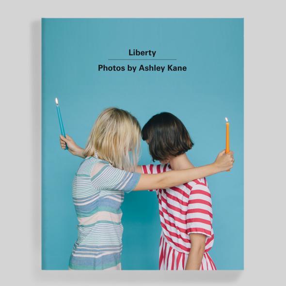 Ashley Kane’s photo book Liberty. Cover set in Univers Bold.