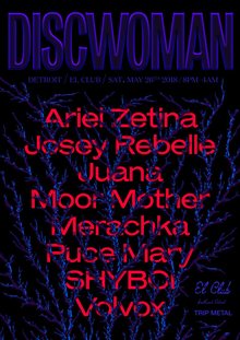 Discwoman gig poster