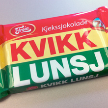 Kvikk Lunsj chocolate bars