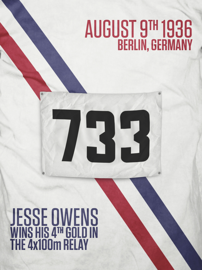 Jesse Owens Wins His 4th Gold