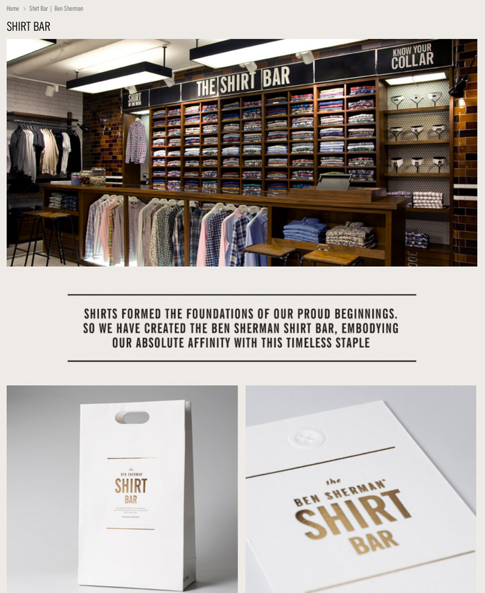 Ben Sherman website 2