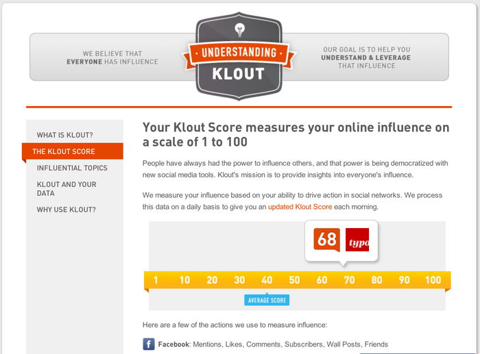 Klout 1