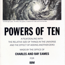 <cite>Powers of Ten</cite> brochure