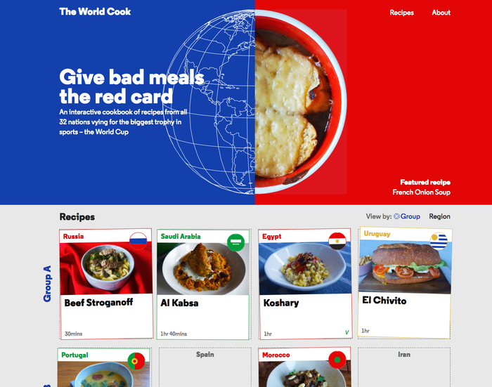 The World Cook website 1