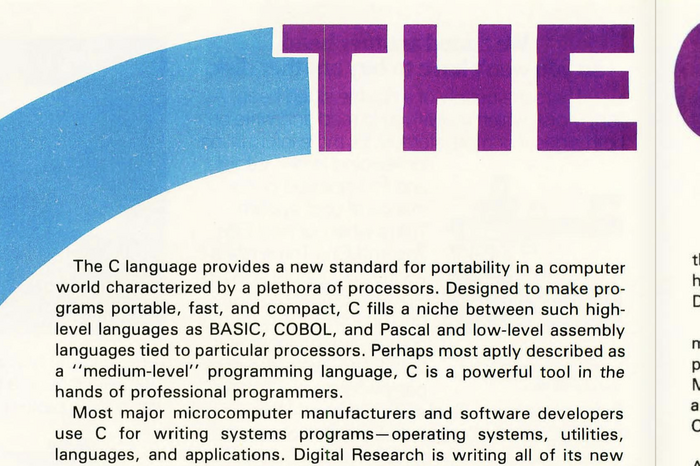 Byte Magazine, Vol. 8 No. 8, Aug 1983,“The C Language” 3