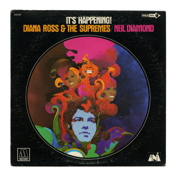 Diana Ross & The Supremes / Neil Diamond – It’s Happening! album art