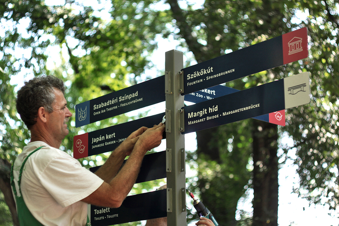 Margaret Island wayfinding system 4