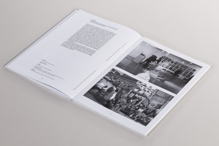 The book starts with 20 gallery profiles in black-and-white