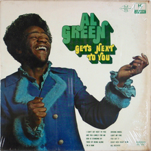 Al Green – <cite>Al Green Gets Next to You</cite> album art