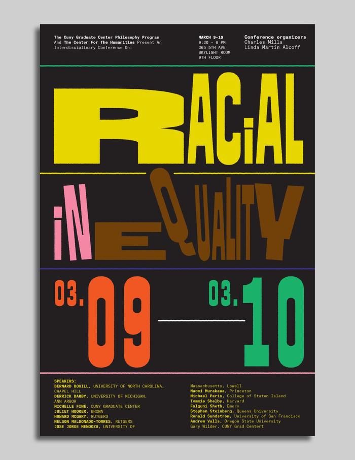 Racial Inequality conference posters 4