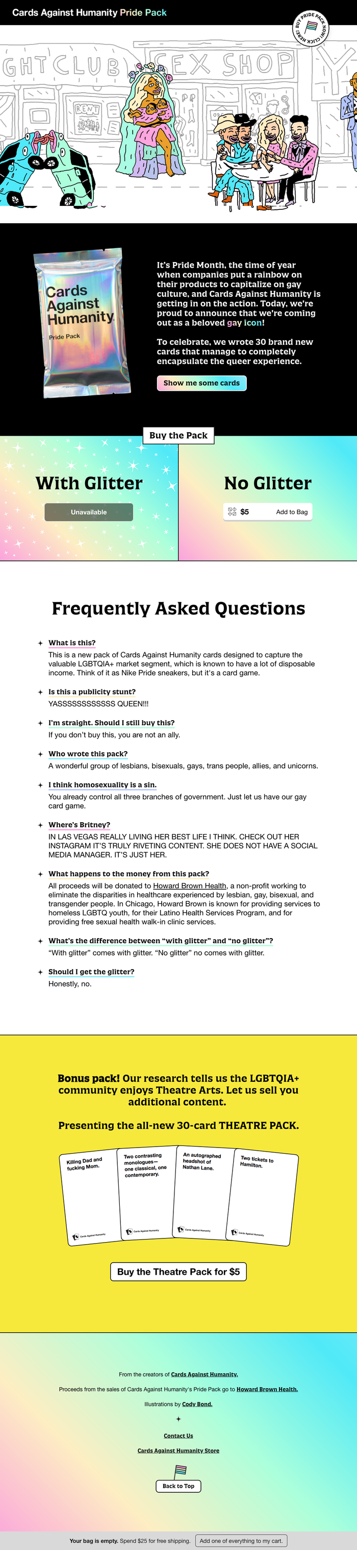 Cards Against Humanity Pride Pack Fonts In Use