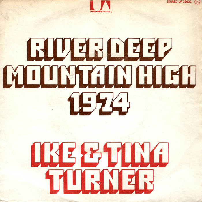 Ike & Tina Turner – “River Deep – Mountain High” French single cover