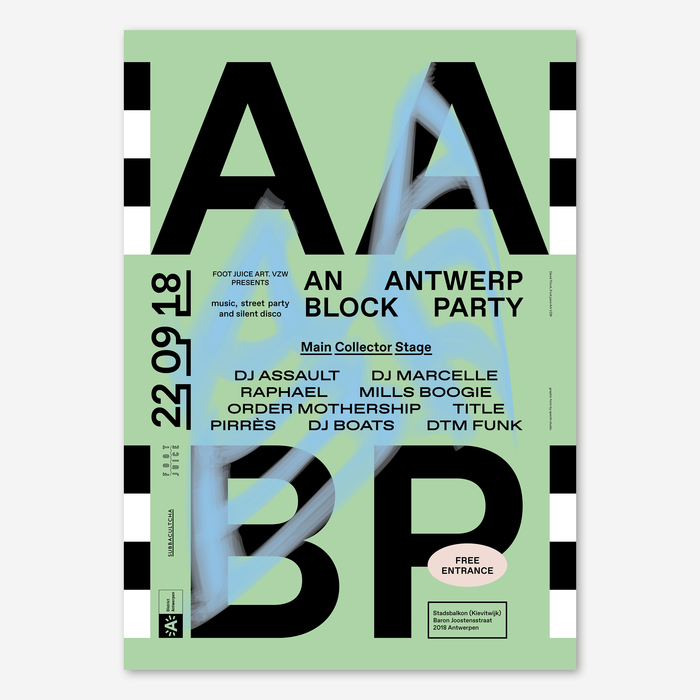 An Antwerp Block Party poster