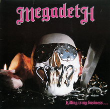 Megadeth – <cite>Killing Is My Business … And Business Is Good!</cite> album art