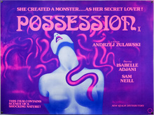 <cite>Possession</cite> (1981) UK movie poster