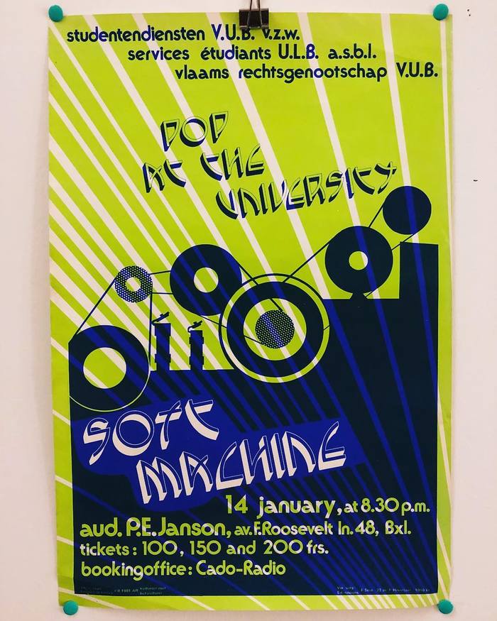 Soft Machine concert poster