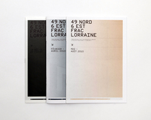 Exhibition catalogs for FRAC Lorraine