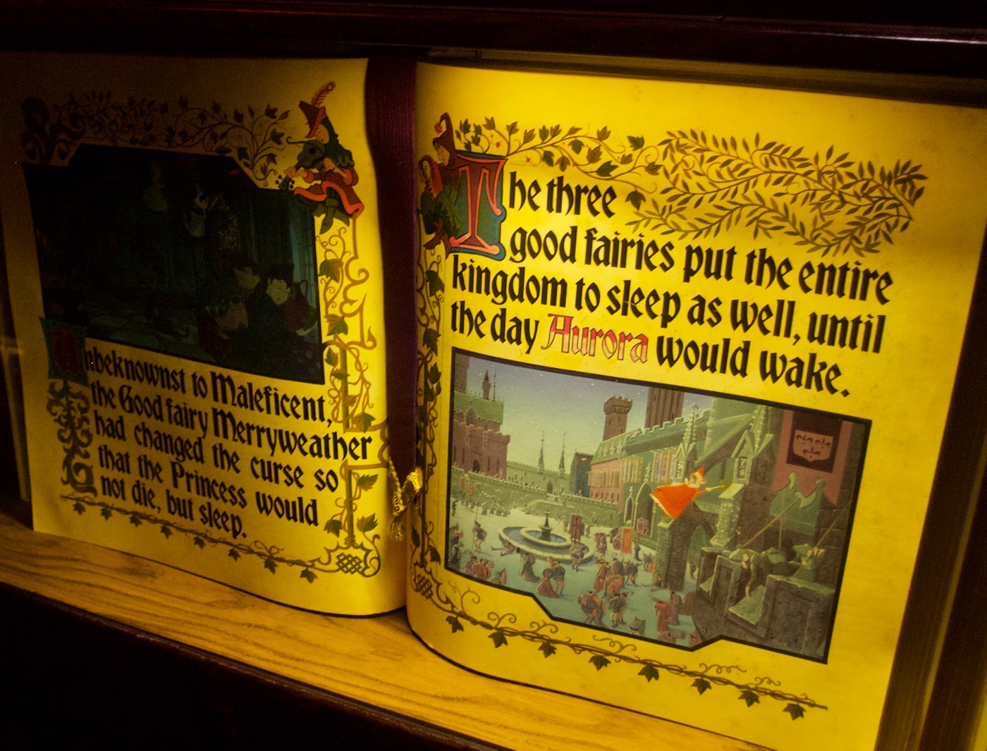 Sleeping Beauty Castle Storybook - Fonts In Use