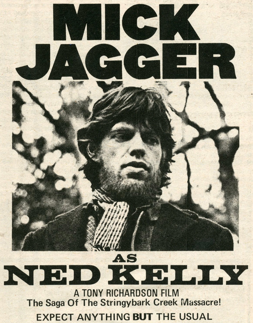 Ned Kelly (1970) movie posters - Fonts In Use