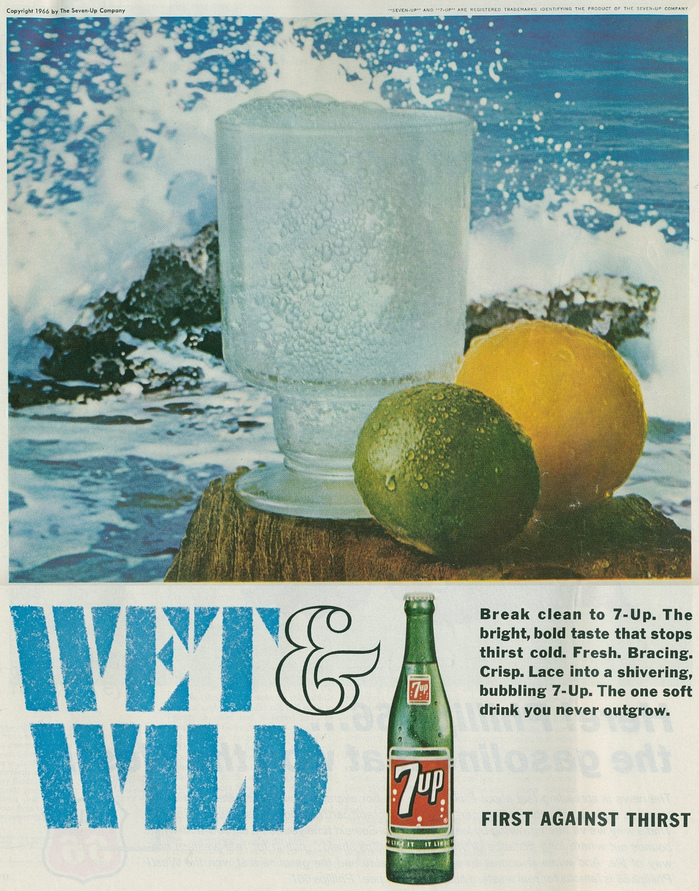 “Wet & Wild” ads for Seven-Up 5