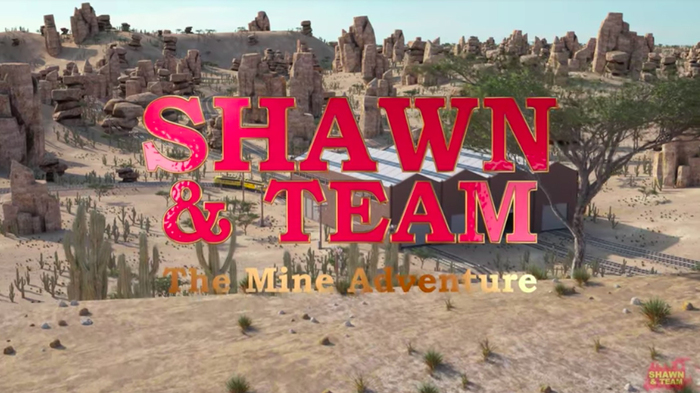 Title card from episode 1, “The Mine Adventure”.