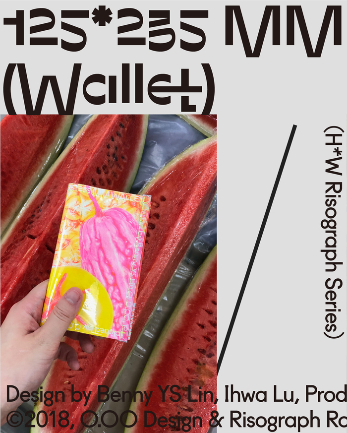 Wallet & plastic tote by O.OO 5