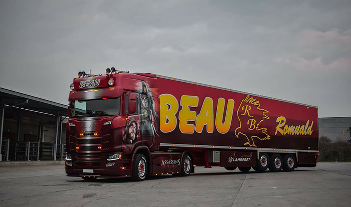 WSI Models’ miniature version (Scale 1:50) of Beau’s NextGen Scania S500 with Assassin’s Creed as its theme. [Iepieleaks]