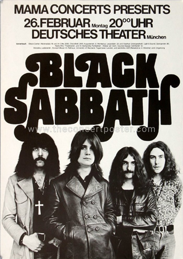 black sabbath tour 1973