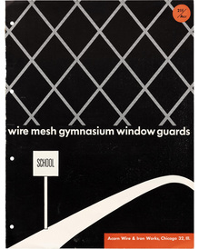 “Wire Mesh Gymnasium Window Guards” brochure