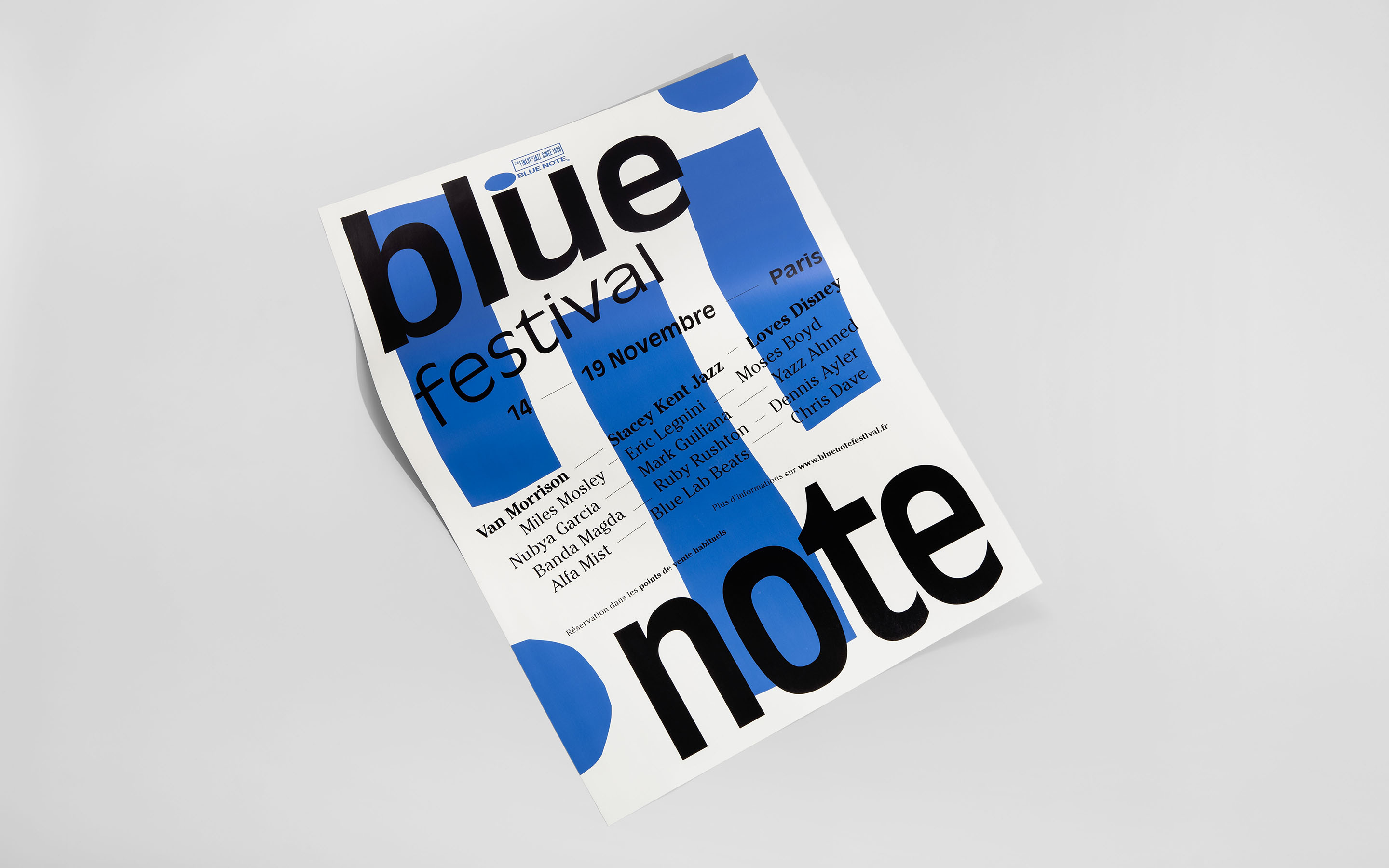 Blue Note Festival 17 Fonts In Use