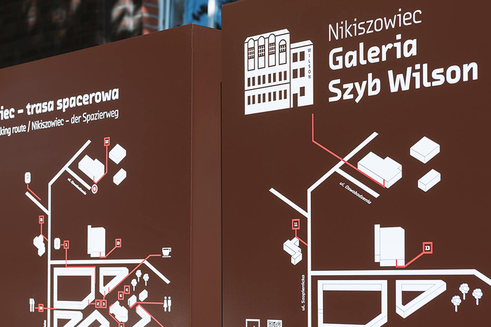 Nikiszowiec wayfinding system 2