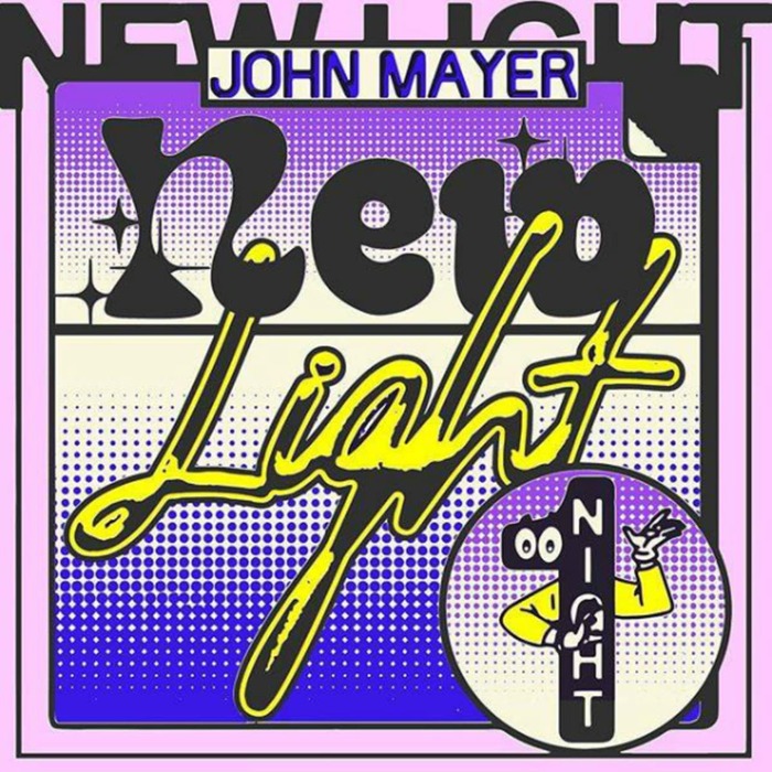 John Mayer – “New Light” single cover and T-shirts 1