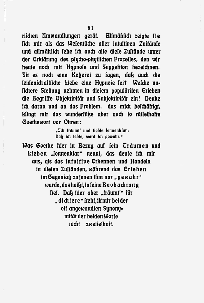 The text ends with a tapering column (Spitzkolumne in German).