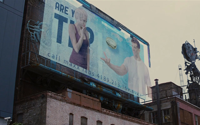 Looper billboard film prop 3