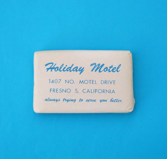 Holiday Motel Fresno soap wrapper