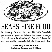 Sears Fine Food ad