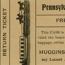 Free Pennsylvania Railroad Pass, Huggins the Tailor