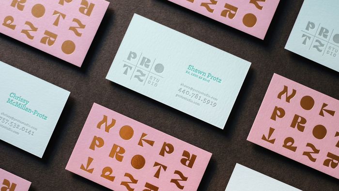 Protz Studio business cards 1