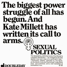 <cite>Sexual Politics</cite> ad