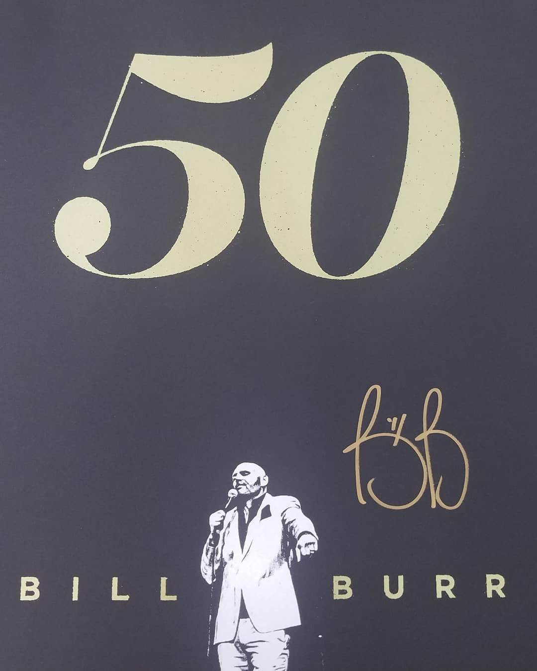 bill burr tour poster