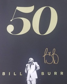 Bill Burr “50” tour poster