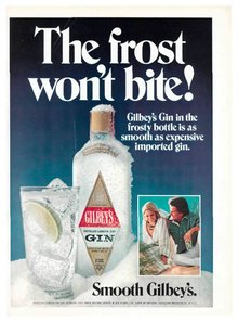“The frost won’t bite!” – Gilbey’s Gin ad
