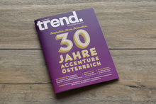 <cite>Trend</cite> extra cover, “30 Jahre Accenture Österreich”