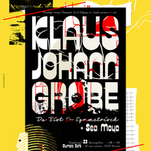 Klaus Johann Grobe concert poster