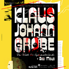 Klaus Johann Grobe concert poster