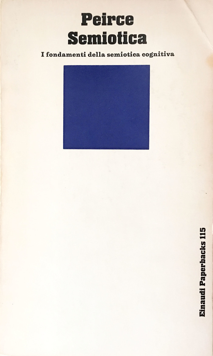 Semiotica by Charles Sanders Peirce, Einaudi Paperbacks 115