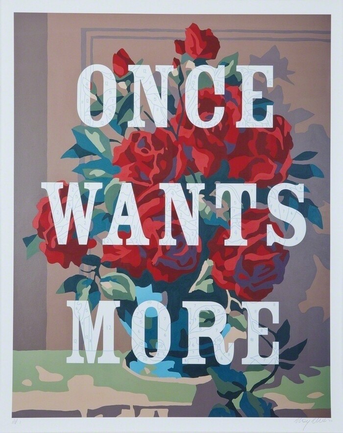 Once Wants More, 2011
	Archival pigment print
	30 × 24 in