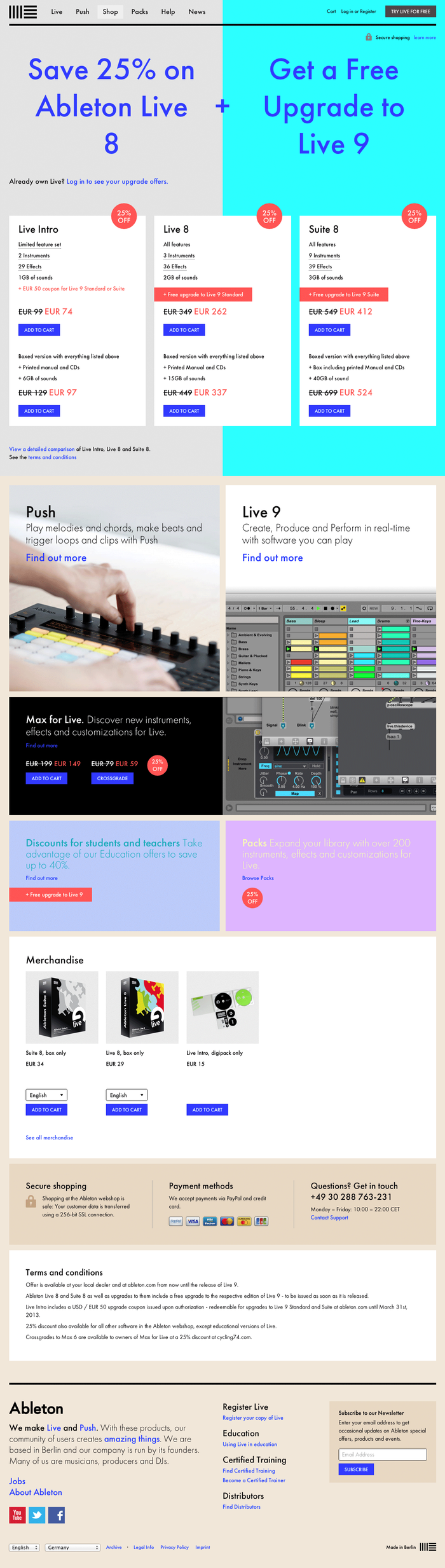 Ableton website 2